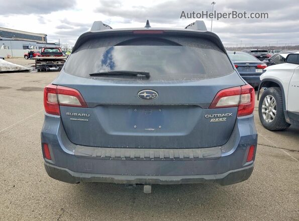 4S4BSANC6G3279065 2016 SUBARU OUTBACK Синий Вид сзади