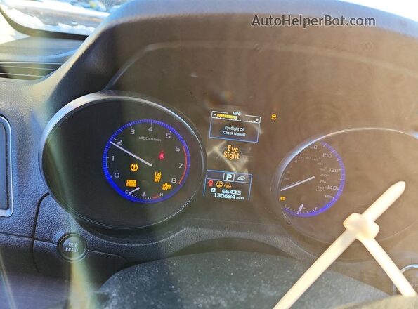4S4BSANC6G3307348 2016 SUBARU OUTBACK Синий Вид щитка приборов