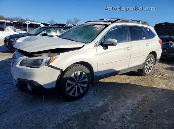 4S4BSANC7G3249296 2016 SUBARU OUTBACK Белый Передняя левая четверть
