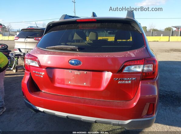 4S4BSANC8G3270254 2016 SUBARU OUTBACK Красный 