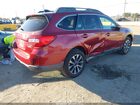 2016 Subaru Outback 2.5i Limited Красный vin: 4S4BSANC8G3270254