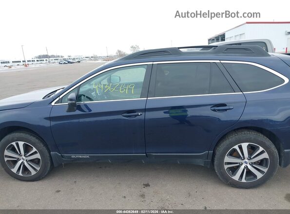 4S4BSANC8J3345073 2018 SUBARU OUTBACK Синий Панорамный вид салона 360°