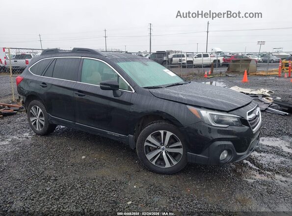 4S4BSANCXJ3380794 2018 SUBARU OUTBACK Черный Передняя правая четверть