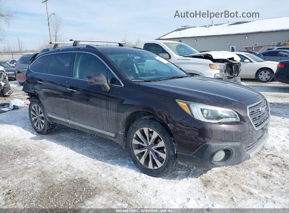4S4BSATC0H3216015 2017 SUBARU OUTBACK Бордовый Передняя правая четверть
