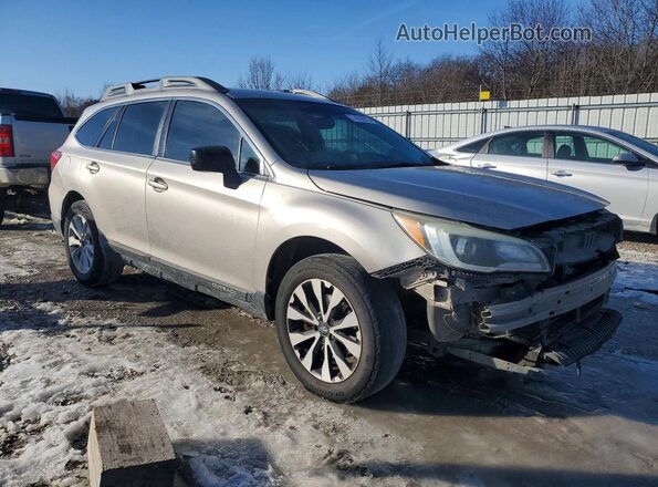4S4BSBAC1G3279647 2016 SUBARU OUTBACK Золотой Передняя правая четверть