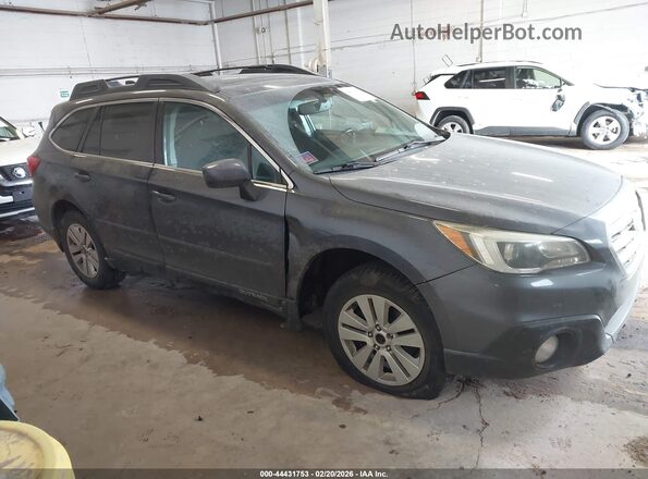 4S4BSBDC1G3314845 2016 SUBARU OUTBACK Серый Вид задней части салона