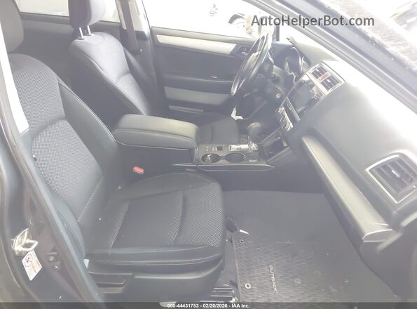 4S4BSBDC1G3314845 2016 SUBARU OUTBACK Серый Вид салона спереди