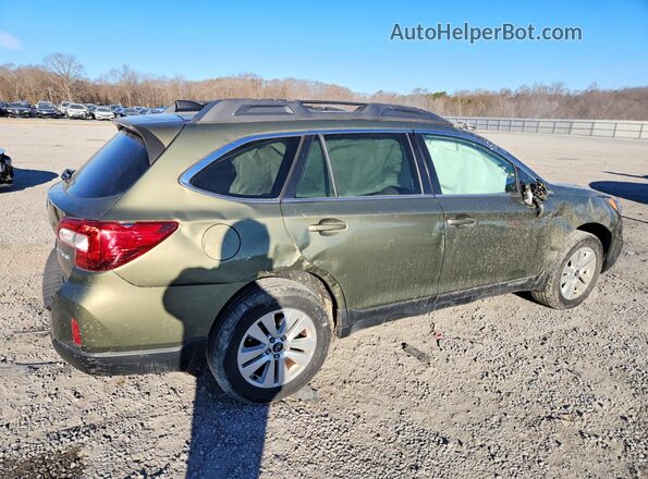 4S4BSBFC5G3327014 2016 SUBARU OUTBACK Зеленый Задняя правая четверть