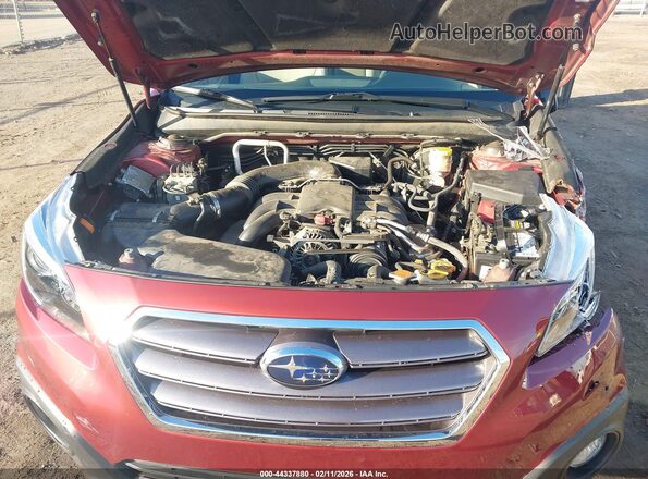 4S4BSEKC4H3227267 2017 SUBARU OUTBACK Бордовый Вид сзади