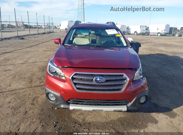 4S4BSEKC4H3227267 2017 SUBARU OUTBACK Бордовый Вид щитка приборов