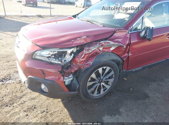 4S4BSEKC4H3227267 2017 SUBARU OUTBACK Бордовый Вид спереди