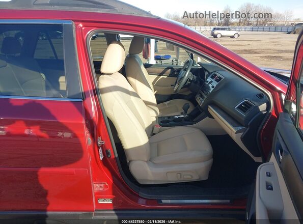 4S4BSEKC4H3227267 2017 SUBARU OUTBACK Бордовый Вид салона спереди