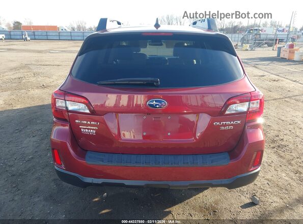 4S4BSEKC4H3227267 2017 SUBARU OUTBACK Бордовый 