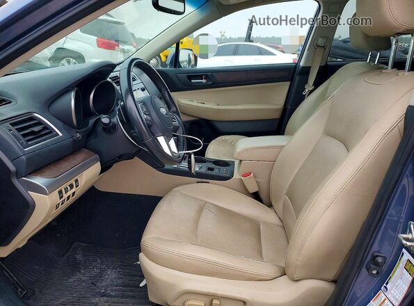 4S4BSEKC5H3230095 2017 SUBARU OUTBACK Синий Вид салона спереди