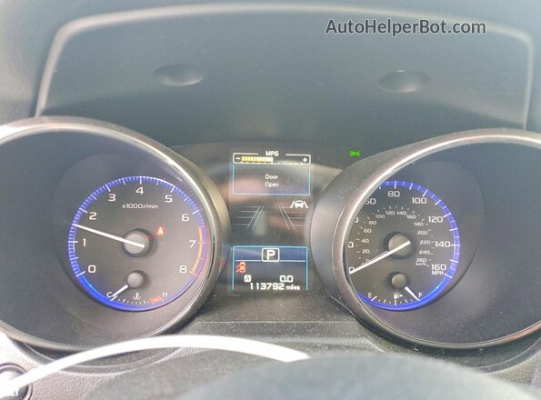 4S4BSENC3K3316203 2019 SUBARU OUTBACK White Instrument cluster view