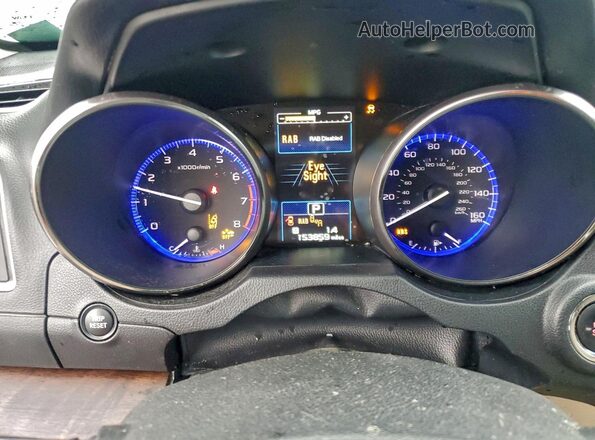 4S4BSENC7H3299236 2017 SUBARU OUTBACK Teal Widok zestawu wskaźników