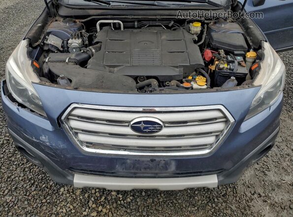 4S4BSENC7H3299236 2017 SUBARU OUTBACK Teal Widok komory silnika