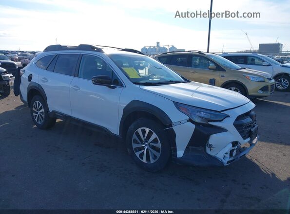 4S4BTACC3R3265417 2024 SUBARU OUTBACK Белый Передняя правая четверть