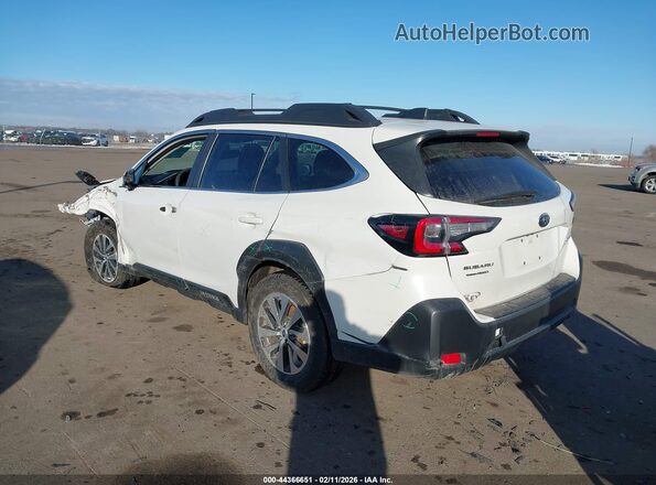 4S4BTACC3R3265417 2024 SUBARU OUTBACK Белый Задняя левая четверть