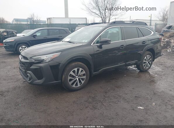 4S4BTACC9S3196268 2025 SUBARU OUTBACK Черный Передняя левая четверть