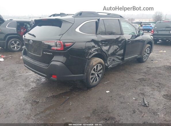 4S4BTACC9S3196268 2025 SUBARU OUTBACK Черный Задняя правая четверть