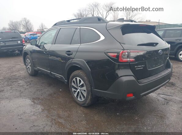 4S4BTACC9S3196268 2025 SUBARU OUTBACK Черный Задняя левая четверть