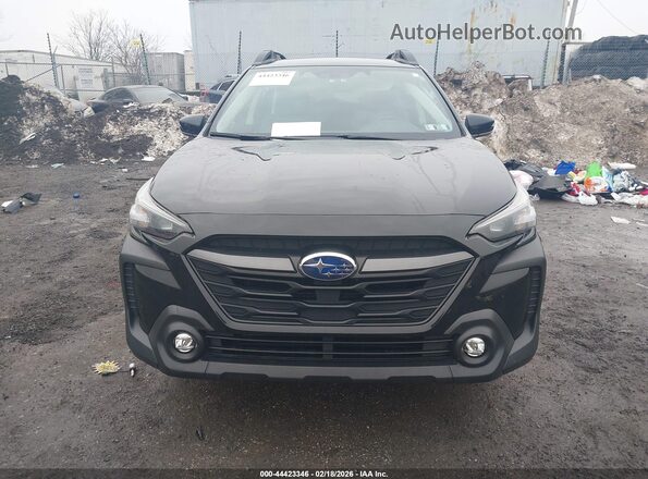 4S4BTACC9S3196268 2025 SUBARU OUTBACK Черный Вид панели приборов