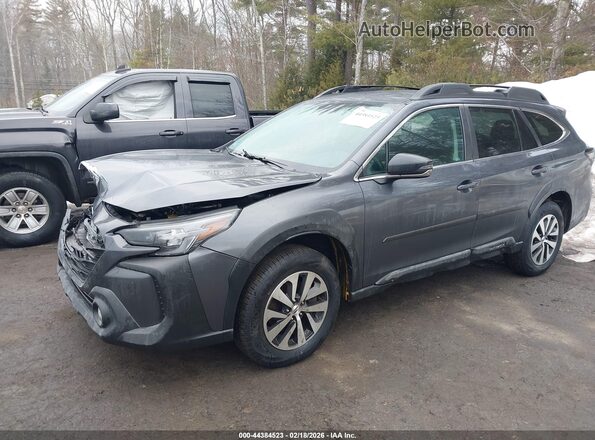 4S4BTADC3S3248704 2025 SUBARU OUTBACK Gray Առջևի ձախ երեք քառորդ տեսարան