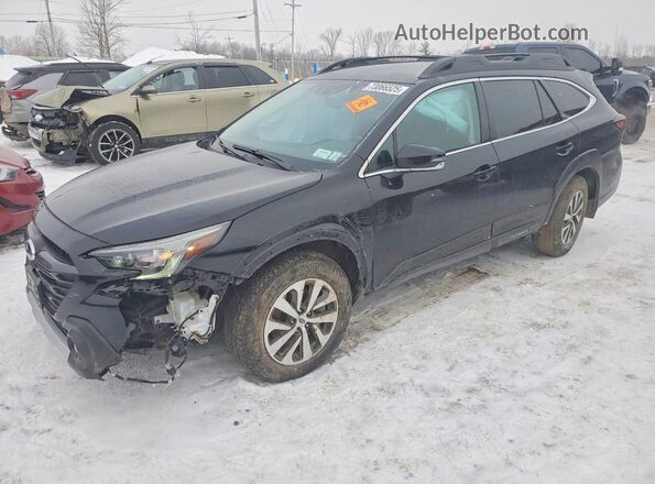 4S4BTADC6R3185026 2024 SUBARU OUTBACK Черный Передняя левая четверть