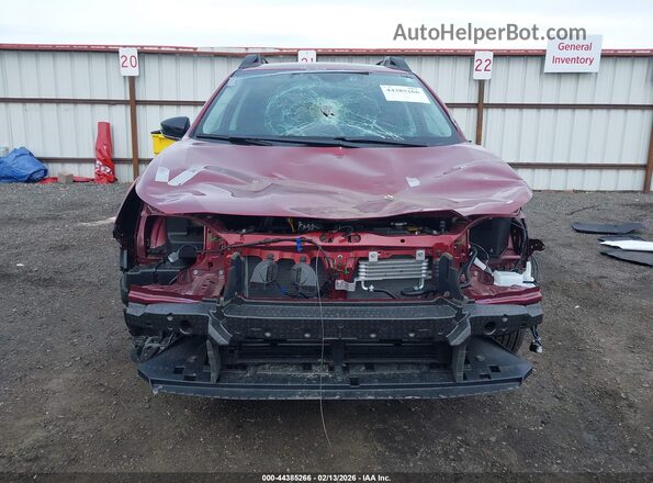 4S4BTADC9S3254197 2025 SUBARU OUTBACK Красный Вид задней части салона