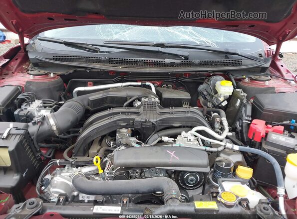 4S4BTADC9S3254197 2025 SUBARU OUTBACK Красный Вид сзади