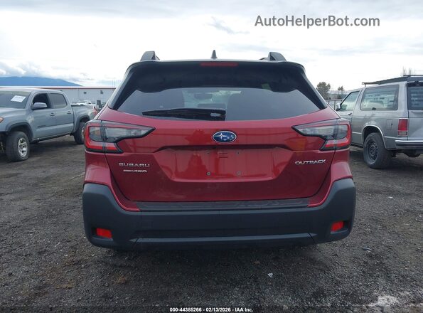 4S4BTADC9S3254197 2025 SUBARU OUTBACK Красный 