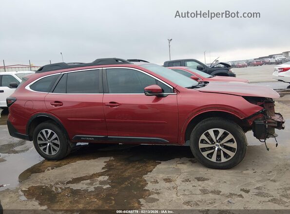 4S4BTAEC6L3221528 2020 SUBARU OUTBACK Burgundy სალონის 360-გრადუსიანი ხედი