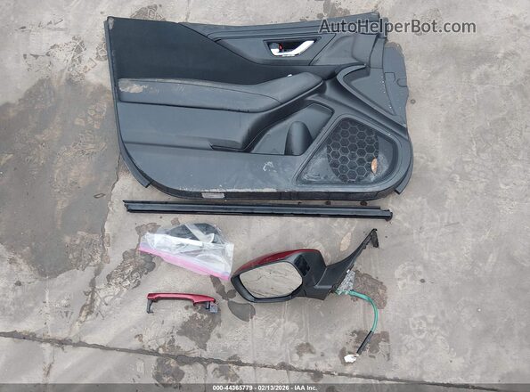 4S4BTAEC6L3221528 2020 SUBARU OUTBACK Burgundy ხელსაწყოთა პანელის ხედი