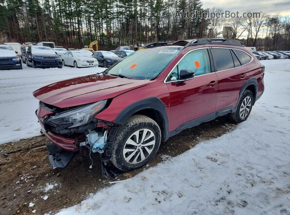 4S4BTAFC0S3220663 2025 SUBARU OUTBACK Красный Передняя левая четверть