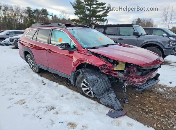 4S4BTAFC0S3220663 2025 SUBARU OUTBACK Красный Передняя правая четверть