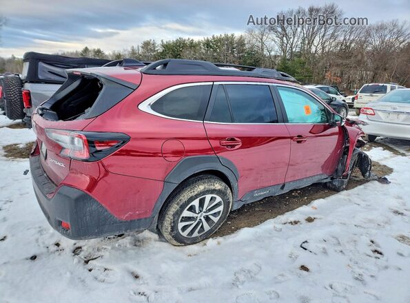 4S4BTAFC0S3220663 2025 SUBARU OUTBACK Красный Задняя правая четверть