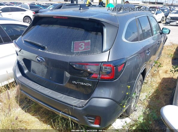 4S4BTAFC3M3186043 2021 SUBARU OUTBACK Серый Задняя правая четверть