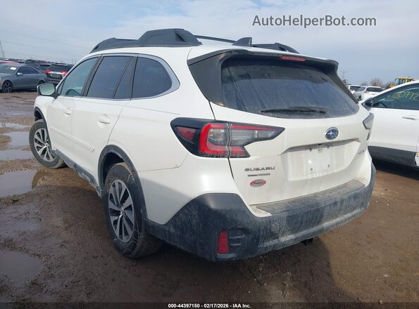 4S4BTAFC5M3151388 2021 SUBARU OUTBACK Белый Задняя левая четверть