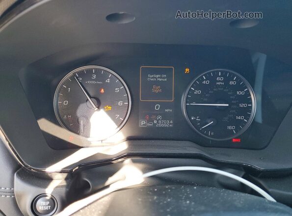 4S4BTAFC5S3176613 2025 SUBARU OUTBACK Зеленый Вид щитка приборов