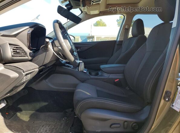 4S4BTAFC5S3176613 2025 SUBARU OUTBACK Зеленый Вид салона спереди
