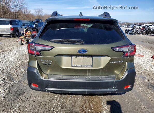 4S4BTAFC5S3176613 2025 SUBARU OUTBACK Зеленый Вид сзади