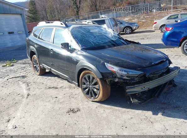 4S4BTALC2R3140196 2024 SUBARU OUTBACK Черный Передняя правая четверть