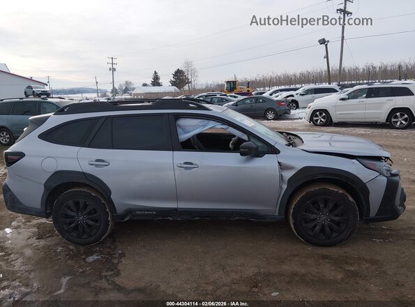 4S4BTALC2R3142398 2024 SUBARU OUTBACK Серебряный Вид задней части салона