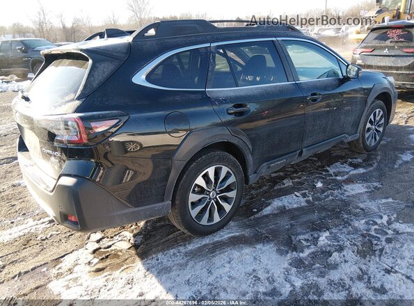 4S4BTAMC1R3246296 2024 SUBARU OUTBACK Black Задня права чверть