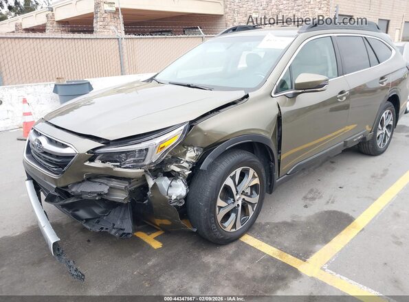 4S4BTANC2M3171230 2021 SUBARU OUTBACK Green Vista frontal