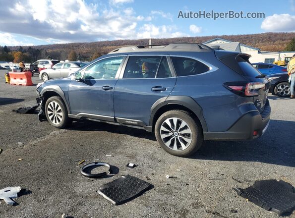4S4BTANC4R3213727 2024 SUBARU OUTBACK Синий Задняя левая четверть