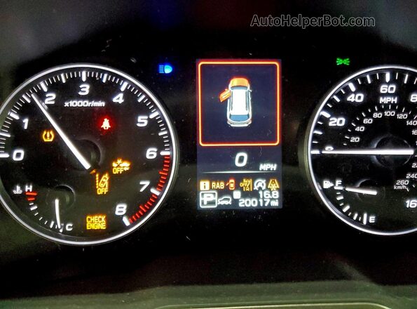 4S4BTANC4S3238407 2025 SUBARU OUTBACK Черный Вид щитка приборов