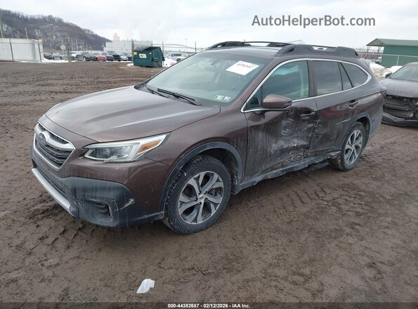 4S4BTANC8M3177016 2021 SUBARU OUTBACK Brown Przód lewy