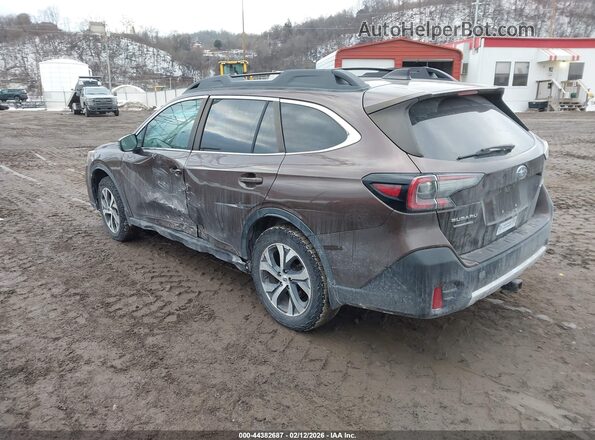 4S4BTANC8M3177016 2021 SUBARU OUTBACK Brown Tył lewy